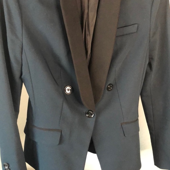 EXPRESS midnight blue two toned blazer - Picture 2 of 5